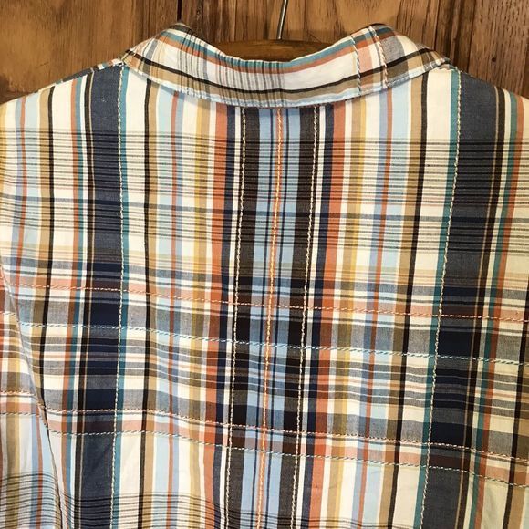 Alfred Dunner Women's 12P Multicolor Plaid Blouse Long Sleeve Button-Up Top - Picture 7 of 10